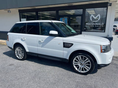 2013 Land Rover Range Rover Sport for sale at MacDonald Motor Sales in High Point NC