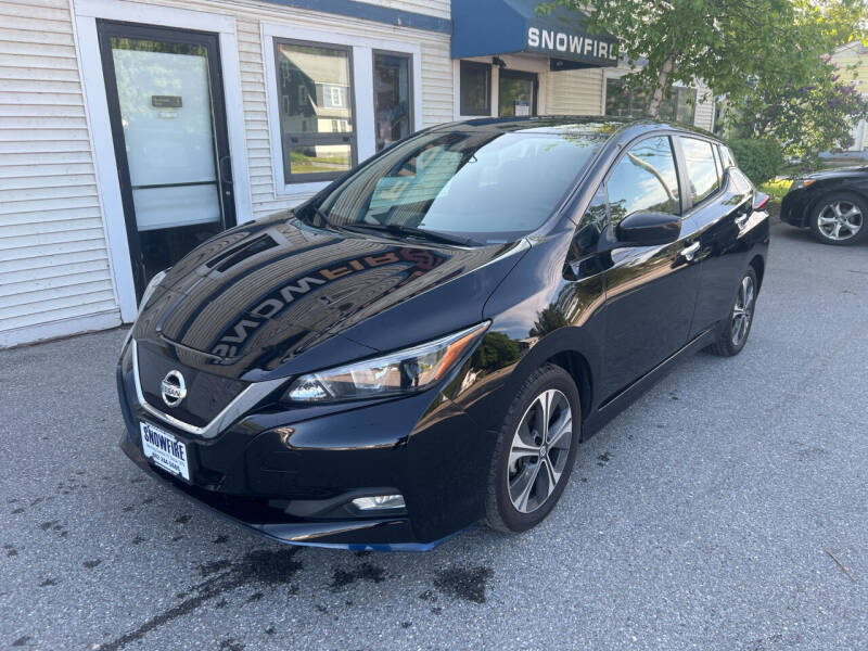 2020 Nissan LEAF for sale at Snowfire Auto in Waterbury VT