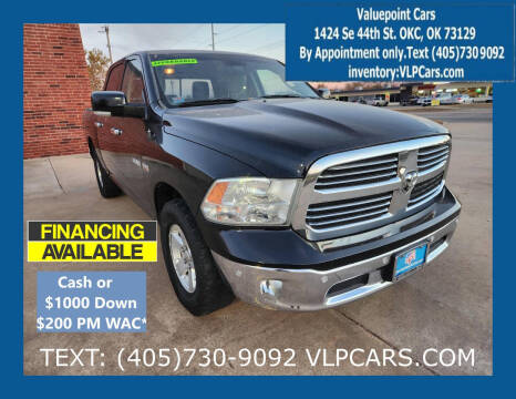 2014 RAM 1500 for sale at Valuepoint Cars in Oklahoma City OK