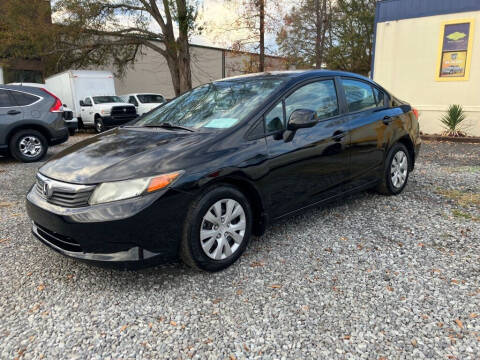 2012 Honda Civic for sale at CRC Auto Sales in Fort Mill SC