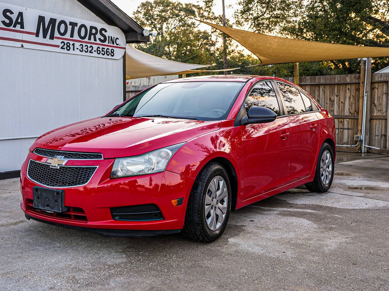 2014 Chevrolet Cruze for sale at Testarossa Motors in League City, TX