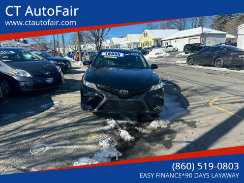 2018 Toyota Camry for sale at CT AutoFair in West Hartford CT