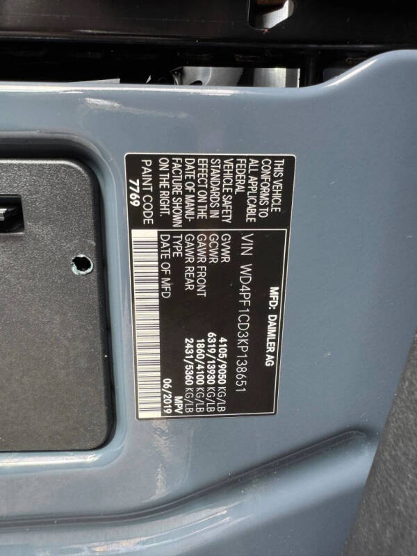 2019 Mercedes-Benz Sprinter