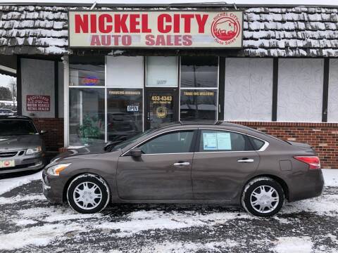 2013 Nissan Altima for sale at NICKEL CITY AUTO SALES in Lockport NY