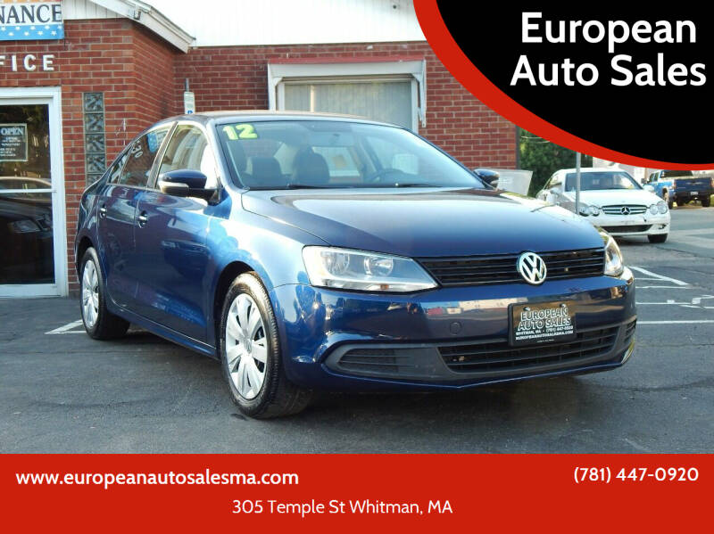 2012 Volkswagen Jetta for sale at European Auto Sales in Whitman MA