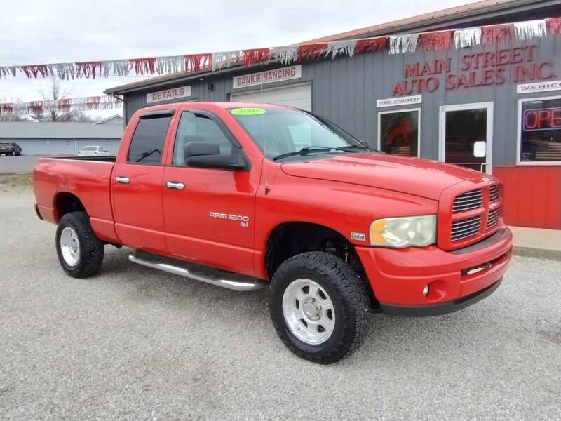 2003 Dodge Ram 1500 for sale at MAIN STREET AUTO SALES INC in Austin IN