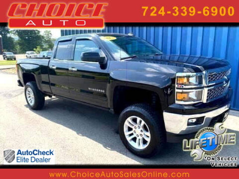 2015 Chevrolet Silverado 1500 for sale at CHOICE AUTO SALES in Murrysville PA