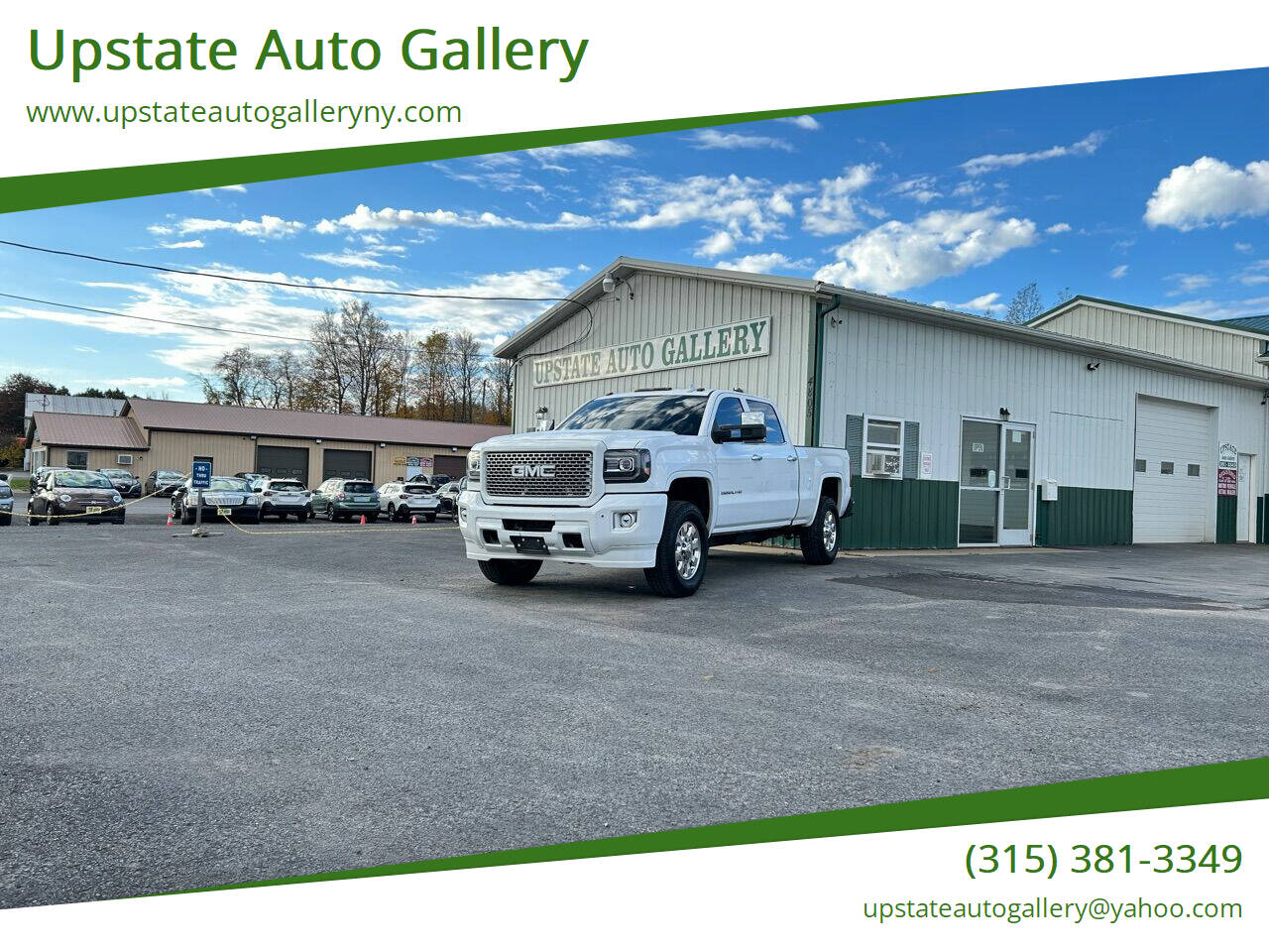 2015 GMC Sierra 2500HD for sale at Upstate Auto Gallery in Westmoreland, NY