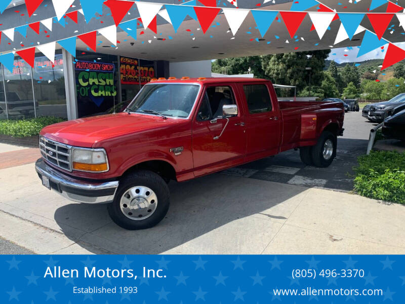 1996 Ford F-350 for sale at Allen Motors, Inc. in Thousand Oaks CA