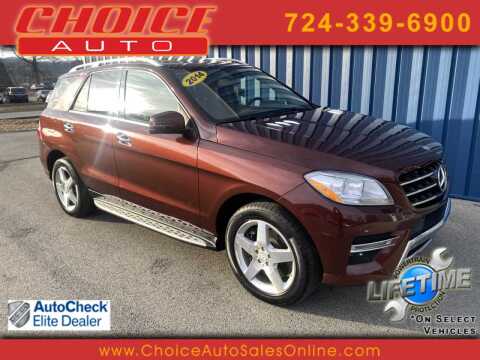 2014 Mercedes-Benz M-Class for sale at CHOICE AUTO SALES in Murrysville PA
