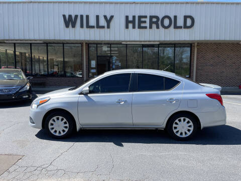 2017 Nissan Versa for sale at Willy Herold Automotive in Columbus GA