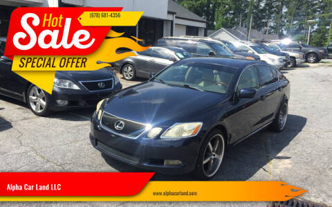 2006 Lexus GS 300 for sale at Alpha Car Land LLC in Snellville GA