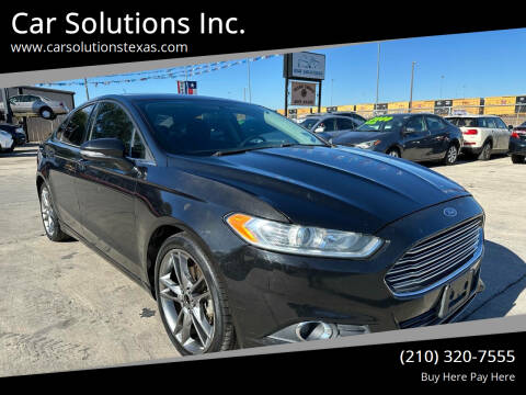 2014 Ford Fusion for sale at Car Solutions Inc. in San Antonio TX