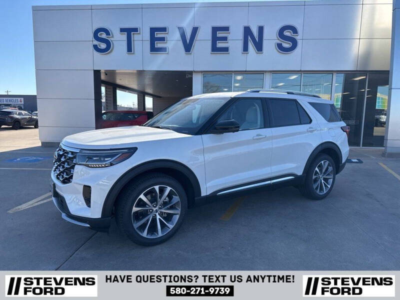 2025 Ford Explorer for sale at STEVENS FORD in Enid OK