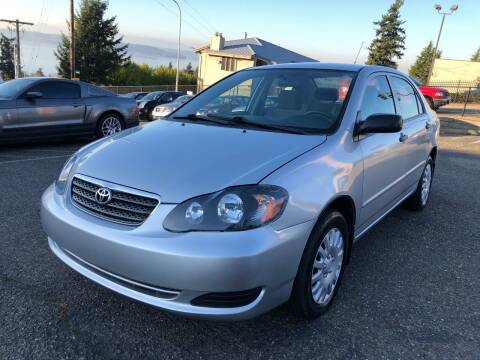 2007 Toyota Corolla for sale at KARMA AUTO SALES in Federal Way WA