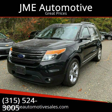 2015 Ford Explorer for sale at JME Automotive in Ontario NY