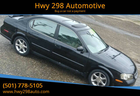 2001 Nissan Maxima for sale at Hwy 298 Automotive in Benton AR