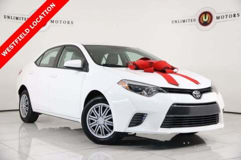 2015 Toyota Corolla for sale at INDY'S UNLIMITED MOTORS - UNLIMITED MOTORS in Westfield IN
