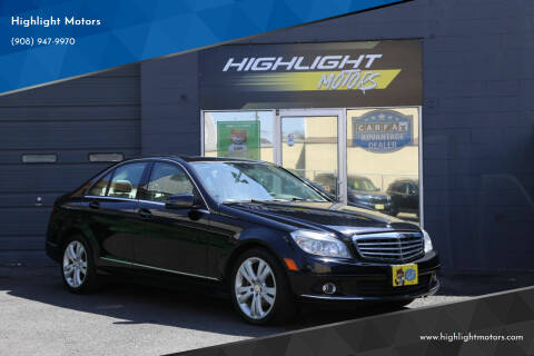 2010 Mercedes-Benz C-Class for sale at Highlight Motors in Linden NJ