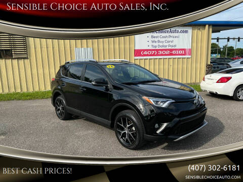 2016 Toyota RAV4 for sale at Sensible Choice Auto Sales, Inc. in Longwood FL