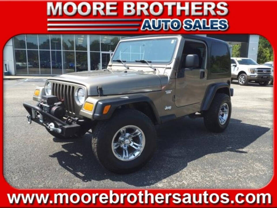 2004 Jeep Wrangler for sale at MOORE BROTHERS in Oxford, MS