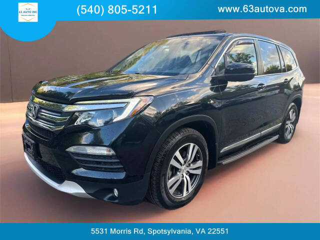 2016 Honda Pilot for sale at 63 Auto Inc in Spotsylvania, VA