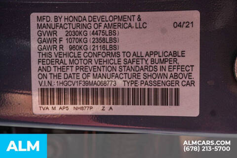 2021 Honda Accord Sport