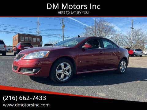 2010 Pontiac G6 for sale at DM Motors Inc in Maple Heights OH