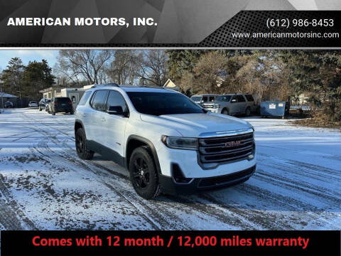 2021 GMC Acadia for sale at AMERICAN MOTORS, INC. in Farmington MN