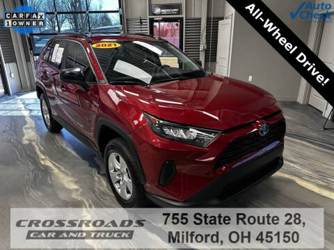 2021 Toyota RAV4 Hybrid for sale at Crossroads Car and Truck - Crossroads Car & Truck - Milford in Milford OH