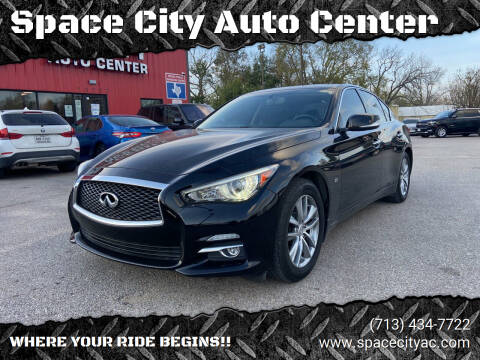 2014 Infiniti Q50 for sale at Space City Auto Center in Houston TX