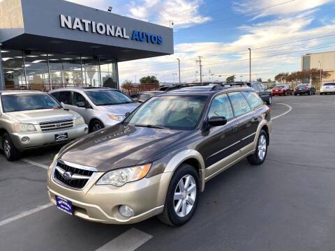 2008 Subaru Outback for sale at National Autos Sales in Sacramento CA