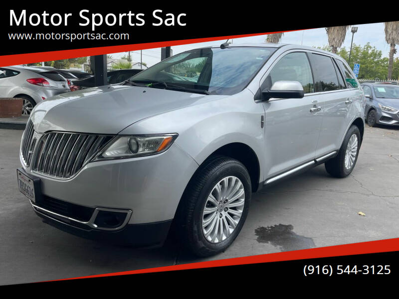2013 Lincoln MKX for sale at Motor Sports Sac in Sacramento CA