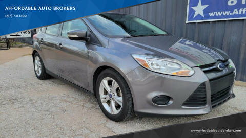 2014 Ford Focus for sale at AFFORDABLE AUTO BROKERS in Keller TX