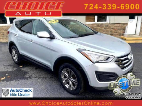 2016 Hyundai Santa Fe Sport for sale at CHOICE AUTO SALES in Murrysville PA