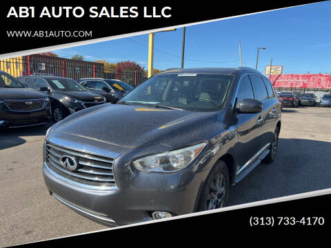 2013 Infiniti JX35 for sale at AB1 AUTO SALES LLC in Detroit MI