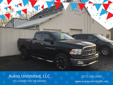 2012 RAM Ram Pickup 1500 for sale at Autos Unlimited, LLC in Adrian MI