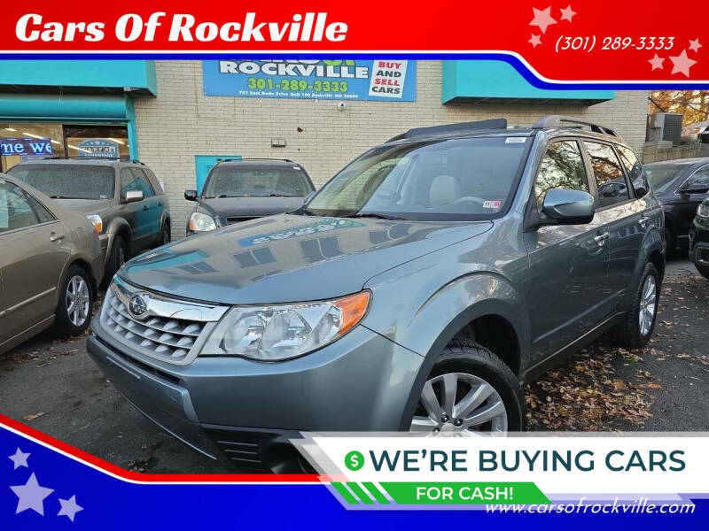 2011 Subaru Forester for sale at Cars Of Rockville in Rockville MD