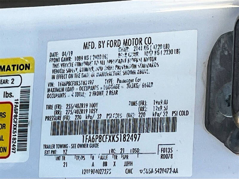 2019 Ford Mustang GT