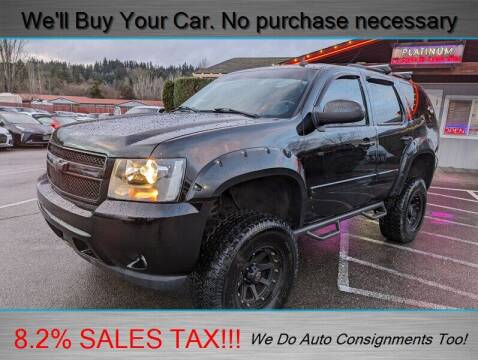 2008 Chevrolet Tahoe for sale at Platinum Autos in Woodinville WA