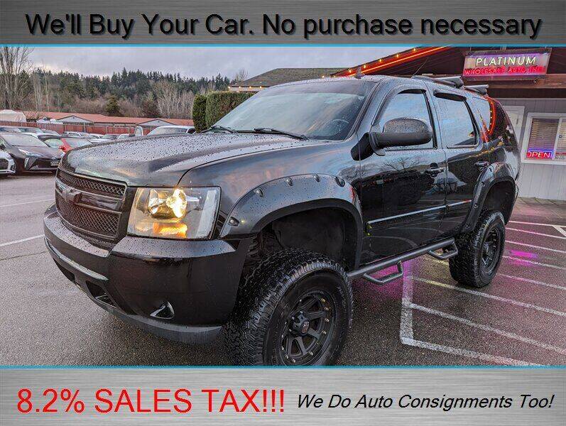 2008 Chevrolet Tahoe for sale at Platinum Autos in Woodinville WA