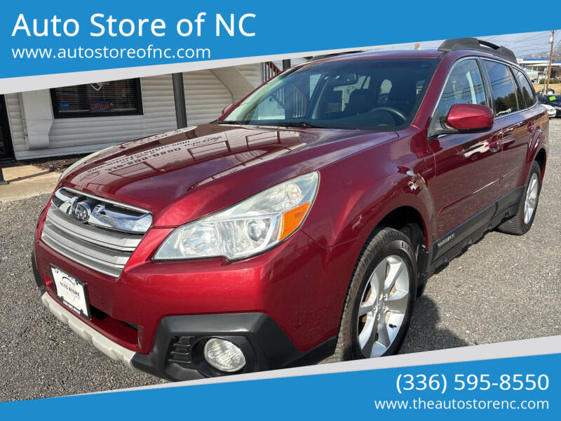 2013 Subaru Outback for sale at Auto Store of NC in Walnut Cove NC