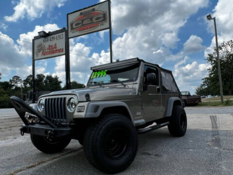 2005 Jeep Wrangler for sale at C & C Auto Sales & Service Inc in Lyman SC