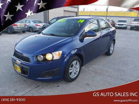 2014 Chevrolet Sonic for sale at GS AUTO SALES INC in Milwaukee WI