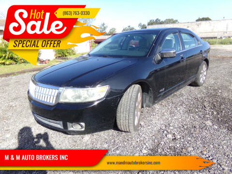 2008 Lincoln MKZ for sale at M & M AUTO BROKERS INC in Okeechobee FL