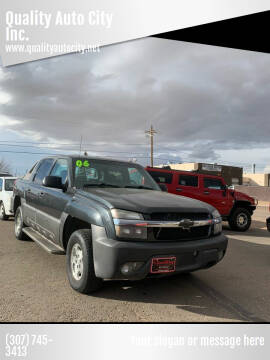 2006 Chevrolet Avalanche for sale at Quality Auto City Inc. in Laramie WY