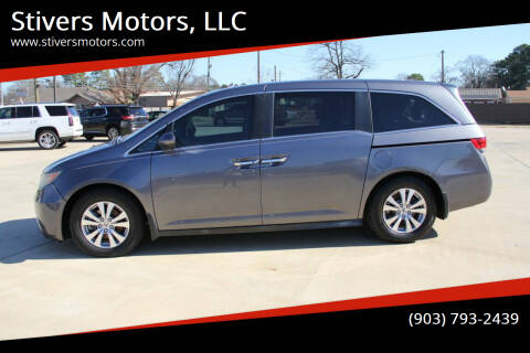 2015 Honda Odyssey for sale at Stivers Motors, LLC in Nash TX