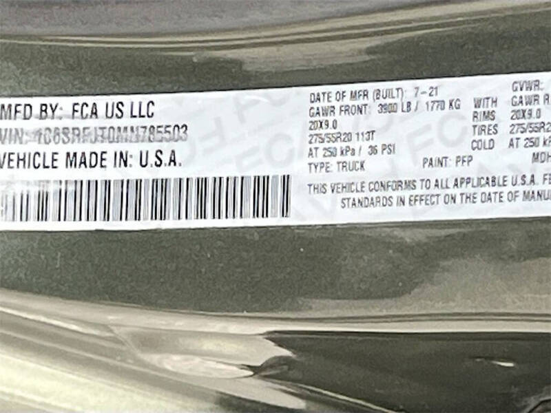 2021 RAM 1500 Laramie