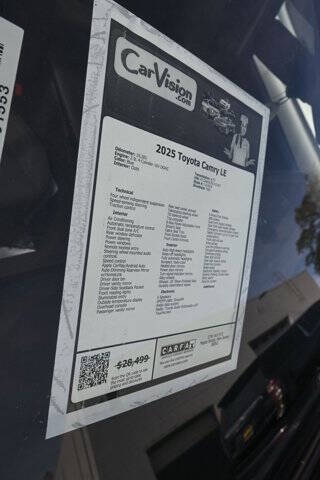 2025 Toyota Camry LE