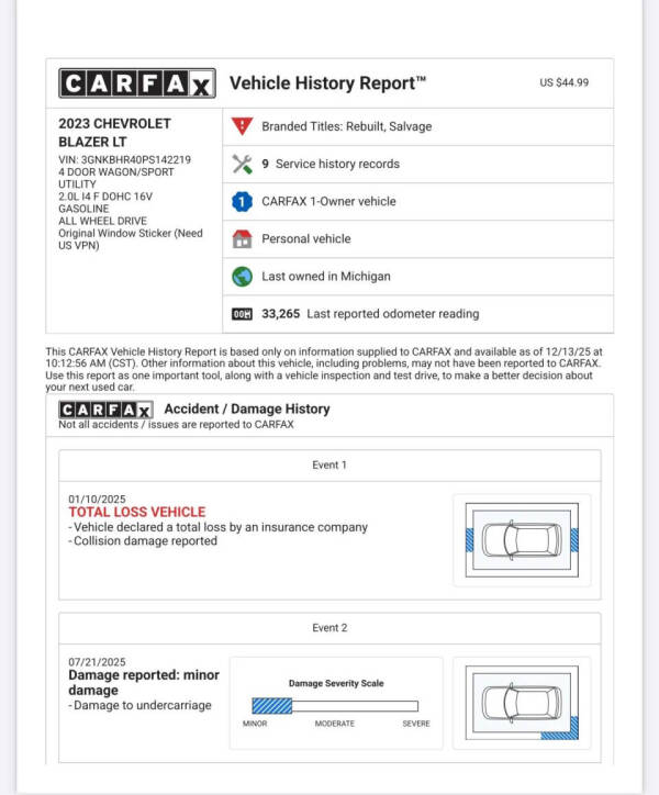 2023 Chevrolet Blazer LT